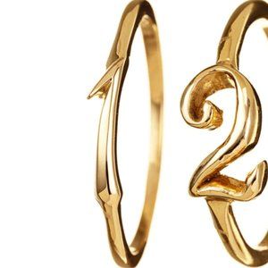 Lulu Frost CODE NUMBER RING IN 14K YELLOW GOLD - #1